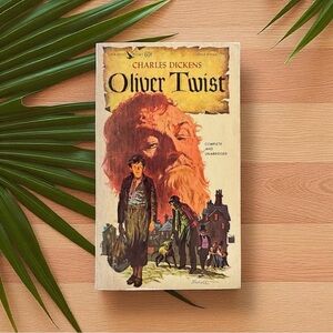 VINTAGE 1963 Oliver Twist by Charles Dickens - Paperback – Illustrated Cover
